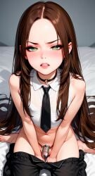 ai_generated april_(femboy) avril_lavigne_(cosplay) femboy feminine_male feminization forced_feminization not_psycho otoko_no_ko otokonoko sissification sissy teenage_boy