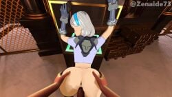 1boy 3d animated ass_grab female fortnite lexa_(fortnite) nude_male sex sex_from_behind sound tagme video zenaide