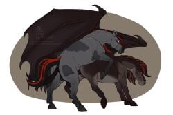 anal anal_sex dragon equid equine female feral fionn_(drakengarth) from_behind_position hi_res hooves horse kukan97 male mammal mounting mythological_creature mythological_equine mythological_scalie mythology pegasus penetration penile penile_penetration penis_in_pussy quadruped scalie sex tail tail_fetish tail_in_ass tail_insertion tail_play tail_sex vaginal_penetration vaginal_penetration wings