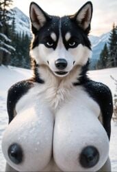 1female 1girls ai_assisted ai_generated anthro anthro_female anthro_focus anthro_only black_areola black_eyes black_fur black_hair black_nipples black_nose black_pupils breasts canine_ears canine_humanoid civitai coloredbin.ai coloredbin_ai covered_in_snow dog_ears dog_girl doggirl female female_anthro female_focus female_only forest forest_background front_view front_view_focus huge_boobs huge_breasts humanoid humanoid_anthro humanoid_female husky large_boobs large_breasts large_tits looking_at_viewer massive_boobs massive_breasts massive_tits outdoor_exposure outdoor_nudity outdoors outside outside_nudity plump_boobs plump_breasts plump_tits portrait realistic safari_girls seductive seductive_eyes seductive_gaze seductive_look snow snowing snowing_outside solo solo_anthro solo_female solo_focus standing standing_position two_tone_fur two_tone_hair upper_body upper_body_focus upper_body_only white_fur white_hair white_underbelly