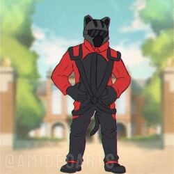 1boy age_progression belly biceps bodysuit daddy dawson_jett fanganronpa fat_male fully_clothed gear helmet male male_only mask masked masked_male muscle_growth musclegut pecs project:_eden's_garden weight_gain