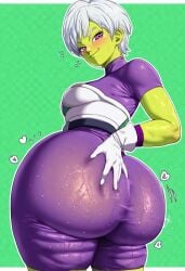 ai_generated alien alien_girl alien_humanoid armor ass ass ass_focus ass_grab ass_up belt big_ass big_butt big_thighs blush blush bodysuit bubble_ass bubble_butt butt_focus cheelai colored_skin dragon_ball dragon_ball_super enormous_ass enormous_butt enormous_thighs fat_ass fat_butt gloves green_skin huge_ass huge_breasts huge_butt massive_ass massive_thighs purple_eyes short_hair smirk sweat sweaty sweaty_body sweaty_butt thick thick_ass thick_butt thick_thighs thighs white_hair zeca997