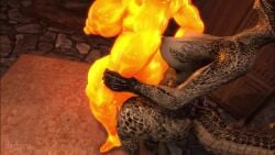 2025 3d_(artwork) 3d_animation ambiguous_penetration animated anthro anthro_penetrating anthro_penetrating_humanoid argonian ass big_breasts big_nipples bouncing_breasts bouncing_butt breasts digital_media_(artwork) duo elemental_creature female fire fire_creature flame_atronach from_behind_position green_body green_scales high_framerate horn huge_breasts huge_filesize huge_hips huge_nipples huge_thighs humanoid humanoid_on_anthro humanoid_penetrated intersex intersex/female long_playtime microsoft nipples no_sound nude penetration rayhuma scales scalie sex tagme the_elder_scrolls thick_thighs video video wide_hips
