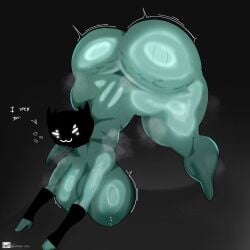 1girls big_breasts breasts female female_focus female_only fuxkoxide naked naked_female the_thing_(fuxkoxide) thick_thighs thighs