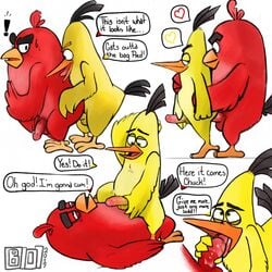 2boys anal anal_sex angry_birds anthro avian balls bird bowserboy101 chuck_(angry_birds) duo fellatio gay male male_only oral penetration penis red_(angry_birds) sex the_angry_birds_movie video_games yaoi