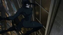 1girls ass ass_focus batman:_the_long_halloween batman_(series) big_ass big_butt bodysuit cat_ears catwoman dat_ass fat_ass fit_female hourglass_figure selina_kyle skin_tight superheroine thick thick_ass tight_clothing wide_hips