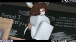 1girls 2025 3d ass blush dated deer doe_(alfa995) dr._doe’s_chemistry_quiz female_focus furry letterbox moosty roblox robloxian tagme tail white_clothing