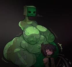 creeper from minecraft by kumomogi