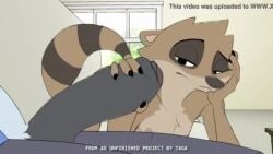 furry gay male mordecai_(regular_show) regular_show rigby_(regular_show) taga tagme video
