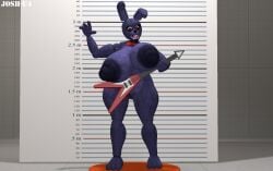 animatronic animatronic_female big_breasts big_nipples bonnie_(fnaf) breasts female five_nights_at_freddy's guitar josh-u4 robot solo