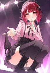 arima_kana black_panties gift highres non-web_source oshi_no_ko panties underwear