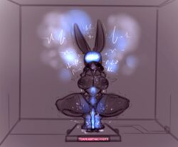 anthro crouching danger dangerous electrode electrode_pad electrostimulation execution female imminent_death laststitches male orgasm orgasm_from_dying snuff solo