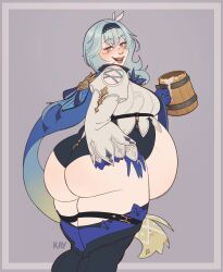 eula (genshin impact) from genshin impact by kay inthedark