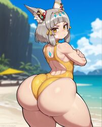 nia (xenoblade) from xenoblade (series) by mochipawg