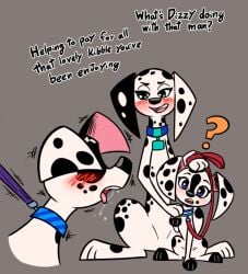 101_dalmatian_street 101_dalmatians 3girls ? age_difference beastiality black_spots blue_collar blue_eyes blush blush canid canine canis collar cub dalmatian daughter dee_dee_(101_dalmatians) delilah_(101_dalmatians) dialogue digital_drawing_(artwork) digital_media_(artwork) disney dizzy_(101_dalmatians) dog_collar domestic_canine domestic_dog drool drooling english_dialogue english_text eyelashes female female_canine female_cub female_dog female_feral female_focus female_only female_penetrated feral feral_female feral_focus feral_only feral_penetrated floppy_ears green_eyes hi_res high_resolution highres human human_male human_on_feral implied_bestiality implied_prostitution implied_sex large_ears larger_female leash leash_and_collar leash_pull male male/female male_penetrating male_penetrating_female mother mother_and_children mother_and_daughter motion_lines older older_female older_penetrating_younger open_mouth open_smile paws prostitution saliva sex simple_background size_difference smaller_female smile smiling soulcentinel spots spotted_body spotted_fur text tongue tongue_out unseen_male white_body white_fur white_spots young younger_female zoophilia