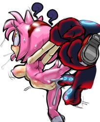 amy rose from sonic (series) by hotred