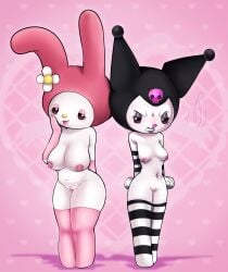 kuromi from hello kitty (series) by bloodandhorns