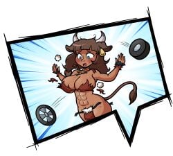 minotauress (tales of androgyny) from shady lewd kart by duckydeathly