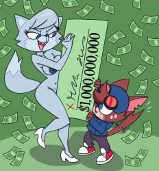 1boy 1girls 2025 4_fingers age_difference alternate_version_at_source anthro areola banknote bent_arm bent_leg big_areola big_areolae big_breasts big_ears big_eyes big_head big_nipples biped black_collar black_eyebrows blue_areola blue_areolae blue_body blue_breasts blue_clothing blue_countershading blue_ears blue_eyes blue_fur blue_hat blue_headwear blue_hoodie blue_inner_ear blue_nipples blue_nose blue_tail blue_tail_tip blue_topwear bodily_fluids bottomwear breast_squish breasts brown_body brown_ears brown_fur brown_tail canid canine canis cheque clothed clothed_anthro clothed_male clothing collar collar_tag color_edit colored countershade_face countershade_fur countershading currency_symbol dark_areola dark_nipples digital_drawing_(artwork) digital_media_(artwork) dipstick_tail dollar_sign domestic_cat drooling duo erection erection_under_bottomwear erection_under_clothes erection_under_clothing erection_under_pants eyebrows eyelashes eyewear eyewear_on_head falling_money felid feline felis female fingers flaminhotcheatoes footwear footwear_only fully_clothed fully_clothed_anthro fully_clothed_male fur fur_tuft gesture glistening glistening_hair goggles goggles_on_head green_background hair half-closed_eyes hat head_tuft headgear headwear high_heels high_heels_only holding_cheque holding_object hoodie huge_areola huge_areolae huge_hips humanoid_hands iris larger_female light_body light_fur looking_at_another looking_down looking_down_at_another looking_up looking_up_at_another male mammal markings mature mature_anthro mature_female mature_woman milf mole_(marking) mole_under_eye money monotone_tail mostly_nude mostly_nude_anthro mostly_nude_female motion_lines motion_outline multicolored_body multicolored_clothing multicolored_footwear multicolored_fur multicolored_sneakers murphy_(ajmarekart) murphy_and_mitzi naked_footwear nameless_character narrowed_eyes navel nipples no_pupils notched_ear number older_female on_one_leg open_mouth open_smile pants pink_inner_ear pink_tongue plantigrade pointy_ears prick_ears pseudo_hair puffy_nipples purple_bottomwear purple_clothing purple_pants red_nose saliva shadow sharp_teeth shoes simple_background size_difference smaller_male smile smiling_at_another sneakers snout squish standing straight_leg sweat sweatdrop symbol tail tail_boner tail_gesture tail_markings teeth terrible_the_drawfag thick_eyelashes thick_thighs thin_eyebrows third-party_edit tongue topwear tuft two_tone_body two_tone_clothing two_tone_footwear two_tone_fur two_tone_sneakers white_body white_clothing white_countershading white_footwear white_fur white_high_heels white_sclera wide_eyed wide_hipped_anthro wide_hipped_female wide_hips wolf younger_male
