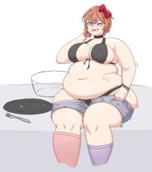 sayori (doki doki literature club) from doki doki literature club by piengoo
