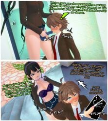 1boy 1boy1girl 1girls 3d blowjob bookie chabashira_tenko cumming danganronpa danganronpa:_trigger_happy_havoc danganronpa_v3 female femboy femdom feminization girly humiliated humiliating humiliation koikatsu male male_penetrated malesub naegi_makoto oral_penetration pegging sex