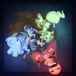 alaizia anal_sex big_ass big_breasts big_lips blonde_female blonde_hair blue_eyes breasts chubby chubby_female dick_sucking_height female ghost ghost_dick ghost_futa ghost_male gnome gnome_female hypnosis large_ass large_breasts long_hair male massive_ass massive_breasts mind_control mmmf_foursome pale-skin pale-skinned_female pale_skin pale_skinned_female pigtail possessed possession post_blowjob shortstack trans_woman transfem twintails