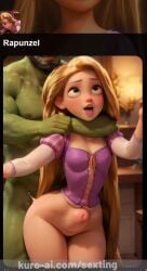 1girls ai_generated blonde_female blonde_hair disney female fucked_from_behind fucked_senseless hentai rapunzel rapunzel_(tangled) sexting