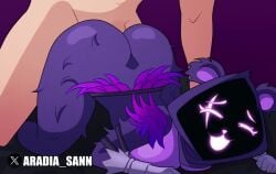 2025 2d 2d_(animation) 2d_(artwork) 2d_animation 2d_artwork 5_fingers all_fours animated anthro anthro_focus anthro_penetrated anus aradia_sann arm_tuft armor artist_name ass ass_up bear big_butt bodily_fluids bottomless bottomless_anthro bottomless_female butt_shot butt_tuft clothed clothing cum cum_between_cheeks cum_on_butt digital_media_(artwork) doggy_style duo ear_tuft epic_games eye_scar eyebrows eyelashes faceless_character faceless_human faceless_male facial_scar female female_anthro female_focus female_on_human female_penetrated fingers fortnite from_behind_position fur gauntlets gemini_starsign_(va) genital_fluids genitals gloves handwear hood human human_on_anthro human_penetrating human_penetrating_anthro human_penetrating_female interspecies leg_tuft long_playtime looking_at_viewer looking_back looking_back_at_viewer looking_pleasured male male/female male_human male_on_anthro male_penetrating male_penetrating_anthro male_penetrating_female mammal moan navel nude nude_human nude_male open_mouth open_smile opennsfwsp_(va) orgasm penetration purple_anus purple_background purple_body purple_fur purple_pussy pussy raven_team_leader scar sex shadow_face shoulder_tuft simple_background smile solo_focus sound sound_warning sweat sweaty_butt tagme text thigh_tuft topwear tuft vaginal_fluids video voice_acted wide_hips