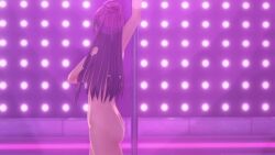 3d animated big_breasts eiyuu_densetsu kai_no_kiseki nightclub orange_hair pole_dancing saara strip_club stripper_pole tagme tan_skin video