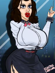 2d bimbo bioshock bioshock_infinite electricladyind elizabeth_comstock female makeup tagme