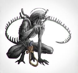 facehugger from alien (franchise) by chaomo