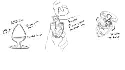 anthro arkwulff buttplug canid canine extreme_size_difference lifting_partner male mammal micro plug_(sex_toy) sex sex_toy size_difference solo toy toying_partner translucent transparent_sex_toy trapped using_another_as_object