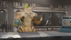 16:9 2_penises 3d 3d_(artwork) 4_fingers abs animal_genitalia animal_penis anthro barazoku brown_nipples codan codans deathclaw detailed_background digital_media_(artwork) duo electronics facial_piercing fallout fingers fish game_screenshot genitals glowing glowing_eyes gold_piercing green_eyes green_fingers hemipenes hi_res holding_object holding_phone horn male male/male marine markings microsoft multi_genitalia multi_penis nipples nose_piercing nose_ring nude oblivious pecs penis phone piercing pseudo_hair red_eyes requiem_shark ring_piercing scales scalie shark spikes spikes_(anatomy) tan_body tan_penis tentacle tentacle_hair tiger_shark widescreen