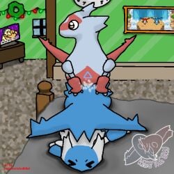 1:1 2025 3_fingers ambiguous_gender anal anal_sex art_pack artist_name bed carpet carpeted_floor christmas_decorations christmas_lights claws clock closed_eyes duo electronics english_text facial_markings female female_penetrating female_penetrating_male feral fingers furniture generation_1_pokemon generation_2_pokemon generation_3_pokemon hand_on_another's_butt hand_on_butt head_markings holidays lagomorph latias latios legendary_pokemon looking_at_television male male/female male_penetrated mammal markings new_year new_year_2026 nintendo nonassociatedidiot object_in_ass pegging penetration pokemon pokemon_(species) pokemon_mystery_dungeon raichu sex sex_toy sex_toy_in_ass sex_toy_insertion spike_chunsoft television text toying_partner typhlosion wallpaper_(decoration) waterfall window window_sill wings wreath