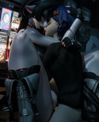 3d_(artwork) absurd_res accessory actuallysine animal_humanoid anthro anthro_penetrated belle_(zenless_zone_zero) black_clothing black_hair black_shirt black_topwear blender_(artwork) blender_cycles_(artwork) blue_hair bodily_fluids boots bottomwear bottomwear_down choker closed_eyes clothed clothing colored_nails digital_media_(artwork) duo ear_piercing ear_ring electronics erection eyebrows face_touching female female_penetrated footwear fur furniture genital_fluids genitals gloves gradient_hair grey_body grey_eyebrows grey_fur gynomorph gynomorph/female gynomorph_penetrating gynomorph_penetrating_female hair hair_accessory hairpin hand_on_back hand_on_hair hand_on_head hand_on_table handwear hi_res holding_partner hug hugging_another human human_on_anthro human_penetrating human_penetrating_anthro humanoid intersex intersex/female intersex_penetrating intersex_penetrating_female interspecies jacket jane_doe_(anthro)_(zenless_zone_zero)_(mayosplash) jane_doe_(zenless_zone_zero) jane_doe_(zenless_zone_zero)_(mayosplash) jewelry keyboard leg_around_partner long_sleeve_shirt long_sleeves mammal mammal_humanoid mihoyo moan monitor murid murid_humanoid murine murine_humanoid nails necklace nuzzling on_table partially_clothed partially_clothed_anthro partially_clothed_gynomorph partially_clothed_human penetration penile penis piercing pink_nose pulling_shirt rat rat_humanoid red_hair ring_piercing rodent rodent_humanoid screen sex shirt shirt_grab shoes shorts shorts_down standing table table_sex thick_thighs thiren topwear touching_face vulva white_body white_fur zenless_zone_zero zipper