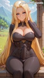 1futa 2026 ai_assisted ai_generated alpha_(the_eminence_in_shadow) anime artist_name big_breasts blonde_hair blue_eyes breasts bulge bust busty cloud cock dick elf erection explicit futanari hi_res high_quality high_resolution highres kage_no_jitsuryokusha_ni_naritakute! large_breasts long_hair long_pointy_ears outdoors patreon patreon_username penis pointy_ears sitting sky smile solo stable_diffusion the_eminence_in_shadow tsukoneko very_long_hair watermark