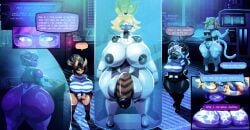 absurd_res alien anthro ass balls big_balls big_breasts big_butt big_penis bovid bre-3 breasts caprine cock_vore condom felid feline female food fruit genitals group gynomorph gynomorph_pred hi_res huge_breasts huge_butt humanoid hyper hyper_butt intersex intersex_pred licking licking_lips machine male mammal myrsi penile penis plant pumpkin riendonut robot science_fiction sexual_barrier_device tongue tongue_out vore