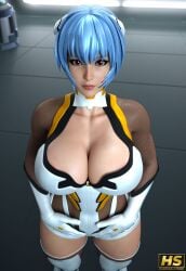 rei ayanami from neon genesis evangelion by hagiwara studio