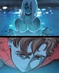 1boy 1boy1girl 1girl1boy 1girls 2025 big_breasts black_cat_(marvel) breasts brown_hair choker collar color colored couple couple_(romantic) couple_love couples domino_mask eyemask felicia_hardy female fleurashdesign high_resolution highres huge_breasts i'll_teach_you_everything_(chainsaw_man) imminent_sex in_water large_breasts light-skinned_female light_skin long_hair love lovers male marvel marvel_comics mask masked masked_female massive_breasts meme naked naked_female nude nude_female partially_submerged peter_parker pinup pool romantic romantic_couple short_hair smile smiling smiling_at_partner spider-man spider-man_(series) superhero superhero_couple superheroine swimming_pool thick_breasts unmasked voluptuous voluptuous_female water wet wet_body wet_hair wet_skin white_hair