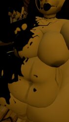 1female 1girl 1girls 3d 3d_model alice_angel bbw bendy_and_the_dark_revival bendy_and_the_ink_machine big_belly big_breasts black_hair black_lips black_lipstick boobs_out breasts breasts_out chubby chubby_belly chubby_female corrupt_angel_(cally3d) cryptiacurves fat_female fat_fetish female female_focus female_only fully_naked fully_nude huge_belly huge_boobs huge_breasts ink ink_on_body joey_drew_studios naked naked_female nipples nipples_out nipples_outside nipples_visible no_bra no_clothes no_clothing no_panties nude nude_female only_female selfie sepia sepia_background solo solo_female solo_focus south_shaed south_shaed_(dreams_come_true_studio) susie_campbell tits_out twisted_alice vr vr_media vrc vrchat vrchat_avatar vrchat_media vrchat_model weight_gain weight_gain_female