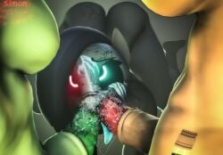 3d 3d_(artwork) double_barrel_blowjob futanari horse_penis horsecock my_little_pony nessie_(realvinyl) oral simon_pony_(sklar) simon_sklar source_filmmaker tagme two_dicks_one_mouth