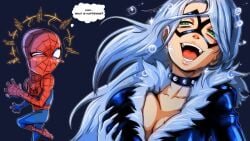 1boy 1boy1girl 1girl1boy 1girls 2026 ahe_gao ahegao_face big_breasts black_cat_(marvel) blush blush_lines blushing_male bodysuit breasts choker city_boy collar color colored couple couple_(romantic) couple_love couples cute_fangs domino_mask eyemask fangs felicia_hardy female fleurashdesign grabbing_breast grabbing_own_breast green_eyes hand_on_breast hand_on_own_breast high_resolution highres huge_breasts large_breasts light-skinned_female light_skin love lovers male marvel marvel_comics mask masked masked_female massive_breasts meme meme_reference open_mouth peter_parker pinup romantic romantic_couple seductive seductive_look seductive_pose shiny shiny_breasts shiny_clothes shiny_skin skin_tight spider-man spider-man_(series) superhero superhero_couple superheroine text text_bubble thick_breasts tight_clothes tight_clothing voluptuous voluptuous_female white_hair yumeko_grabbing_her_breast