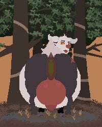 2d_animation after_vore anal anal_vore animated anus ass balls belly belly_jiggle big_anus big_balls big_belly big_butt big_penis canid canine canis crowning_feces deer digital_media_(artwork) excessive_feces fart fart_cloud feces feral forest fur genitals grass grey_body grey_fur hooves horn huge_anus huge_balls huge_belly huge_cock hyper hyper_anus hyper_belly hyper_feces jiggling looking_back male male_farting male_pooping mammal moomular narrowed_eyes open_mouth outside penis pixel_(artwork) pixel_animation plant puffy_anus raised_tail red_eyes scat scat_disposal scatplay scut_tail sharp_teeth short_tail solo stomach_bulge tail teeth tree vore werecreature weredeer white_body white_fur wolf yellow_sclera