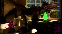 16:9 3d_(artwork) 69_position animal_genitalia animal_penis anthro arm_warmers armwear bedroom big_penis blender_(artwork) bone canid canine canine_genitalia canine_penis claws clothing digital_media_(artwork) duo ear_piercing ear_ring equine_genitalia equine_penis erection facial_piercing fellatio fur furniture genitals glowing glowing_genitalia glowing_hair glowing_hair_tips glowing_penis hair half-closed_eyes harness hi_res hybrid_genitalia hybrid_penis knot knotted_equine_penis knotted_penis leg_warmers legwear male male/male male_penetrated male_penetrating male_penetrating_male mammal mutual_fellatio mutual_oral narrowed_eyes nose_piercing nose_ring nude open_mouth oral oral_penetration pattern_armwear pattern_clothing pattern_legwear penetration penile penis piercing plaid plaid_armwear plaid_clothing plaid_legwear ring_piercing septum_piercing sergal sex skull skull_head skulldog_(species) tail teeth thigh_highs tongue tongue_out vaqueroserg widescreen