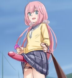 kagamihara nadeshiko from yurucamp by raitaroo