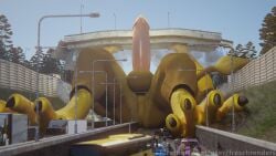 3d_(artwork) 4_toes abs anthro avian biceps biped bridge brown_body brown_fur building building_destruction carpo claws crush destruction digital_media_(artwork) erection extreme_size_difference feathered_wings feathers feet finger_claws fingers freschrenders fur genitals gryphon hi_res highway humanoid_genitalia humanoid_penis macro macro_anthro macro_male male muscular muscular_anthro muscular_male mythological_avian mythological_creature mythology nude open_mouth outside pawpads paws pecs penile penis rampage size_difference solo tail toe_claws toes vehicle vehicle_destruction wings