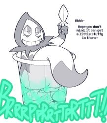 anthro ass bracelet butt_crush dagger darkner deltarune dialogue dirty_talk duo fart fart_cloud fart_fetish farting_on_another holding_melee_weapon holding_object holding_weapon inside_trash_can jewelry looking_pleasured melee_weapon reptile rudinn scalie sharp_teeth simple_background sitting_on_another smile sound_effects spiked_bracelet spikes susie_(deltarune) tail teeth ti-ling trash_can undertale_(series) vowelless vowelless_sound_effect weapon white_background wide_eyed