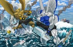 5_fingers abs anthro avian balls balls_outline beak biceps biped bird boxer_briefs brown_body brown_fur building building_destruction building_penetrated building_sex bulge carpo city city_background city_crushing city_destruction cityscape claws clothing crush destruction detailed_bulge duo erection erection_under_briefs erection_under_clothing feathered_wings feathers finger_claws fingerless_gloves fingers fur genital_outline genitals gloves gryphon handwear hi_res house humanoid_genitalia humanoid_penis kain3 landscape_dwarfing macro macro_anthro macro_male male muscular muscular_anthro muscular_male mythological_avian mythological_creature mythology nude open_mouth outside owl pecs penile penis rampage sea ship sky smile sova tail underwear vehicle vehicle_destruction vehicle_penetrated vein veiny_penis water watercraft white_body wings