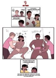 2boys 2girls anal anal_fingering both_sexes_in_same_situation breasts chris_colte_(jamesab) cum dark-skinned_female dark-skinned_male dark_skin female female_masturbation fingering fruit_basket_(jamesab) gloves handjob happy_ending jamesab light-skinned_male male masturbation non_canon original_character pale-skinned_male pale_skin prostate_stimulation spa straight tara_mankai_(jamesab) thick_penis vaginal_stimulation