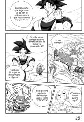 dark-skinned_female dragon_ball rule_63 son_goku spanish_text spindan super_saiyan_5 tablos